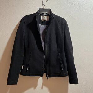 ICEBREAKER COASTAL Women's 100% Merino Wool Black Zip-Up Jacket - Size M